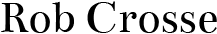 Rob Crosse Logo